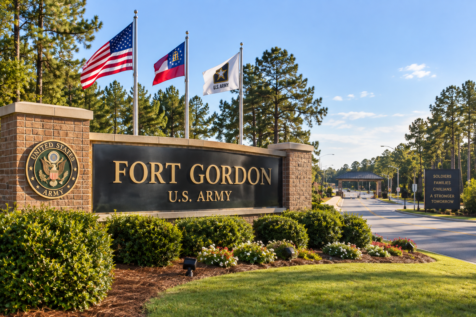 Fort Gordon installation entrance