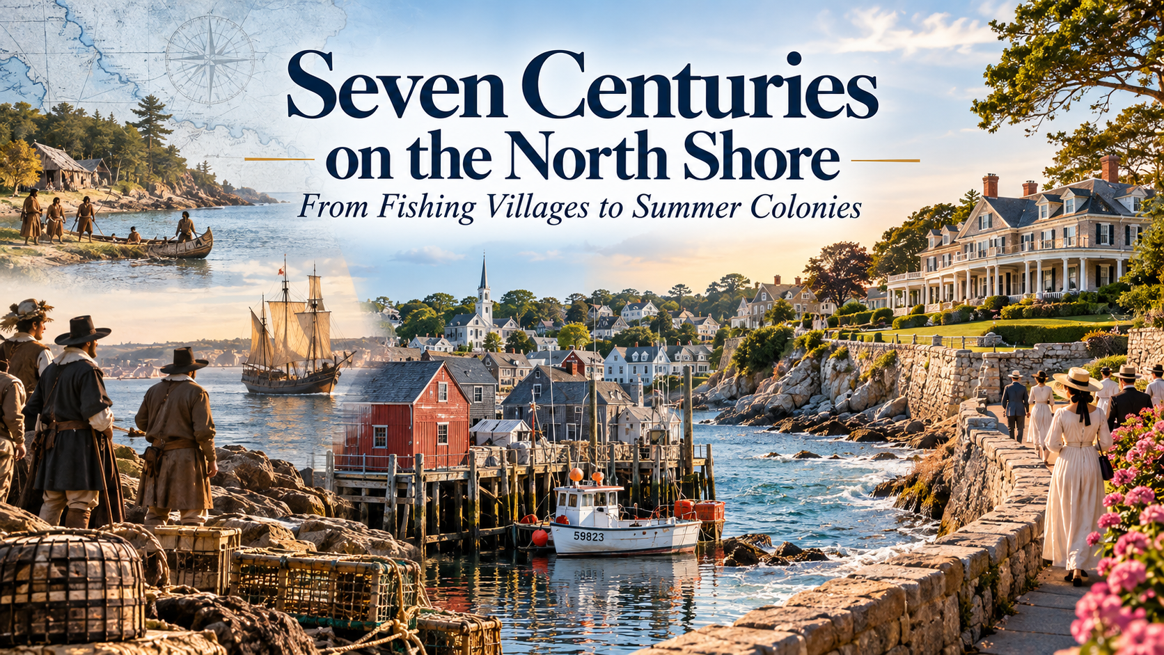 Custom graphic for Seven Centuries on the North Shore: From Fishing Villages to Summer Colonies