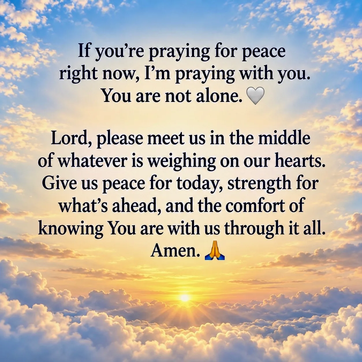 Featured image for the blog post If You're Praying for Peace, I'm Praying With You