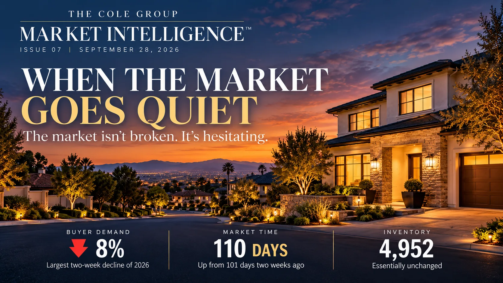 When the Market Goes Quiet market intelligence report cover