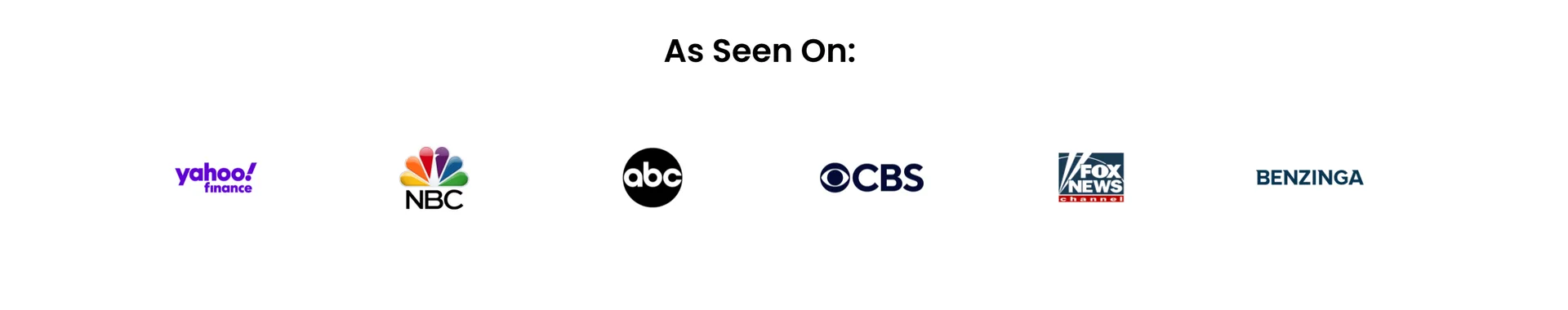As seen on Yahoo Finance, NBC, ABC, CBS, Fox News, and Benzinga