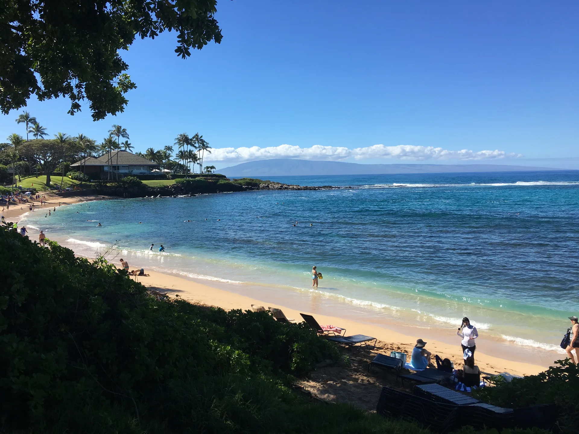 Lush tropical landscape in Haiku with verdant hills