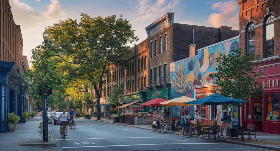 Mount Pleasant neighborhood in Washington DC