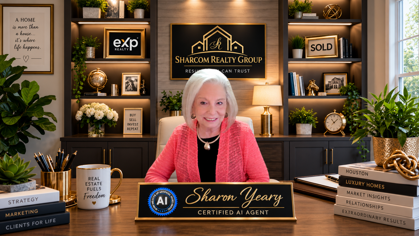Sharon Yeary, Associate Broker with eXp Realty and owner of Sharcom Realty Group