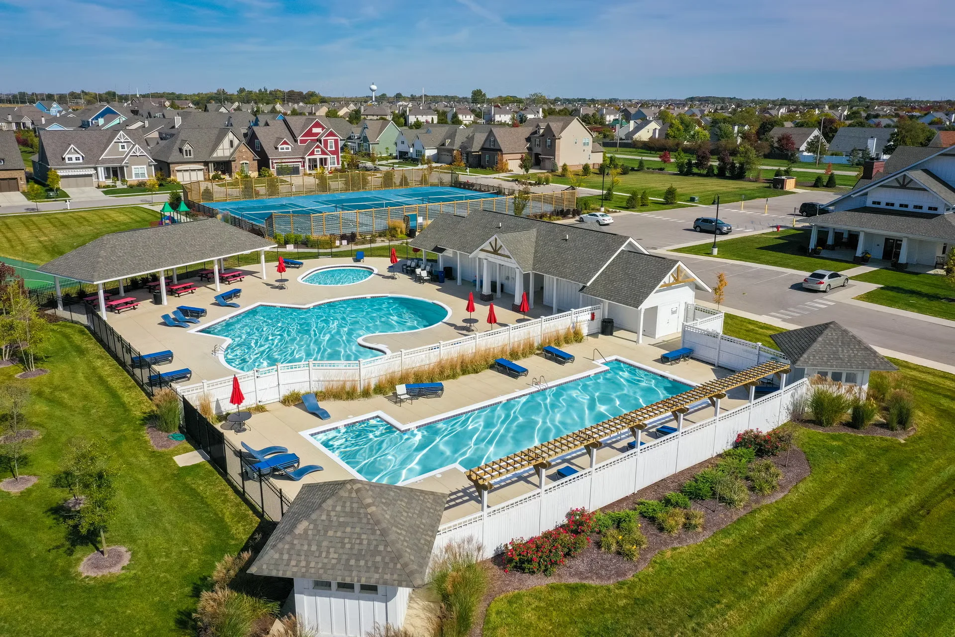 Photograph of the Harmony neighborhood in Westfield Indiana