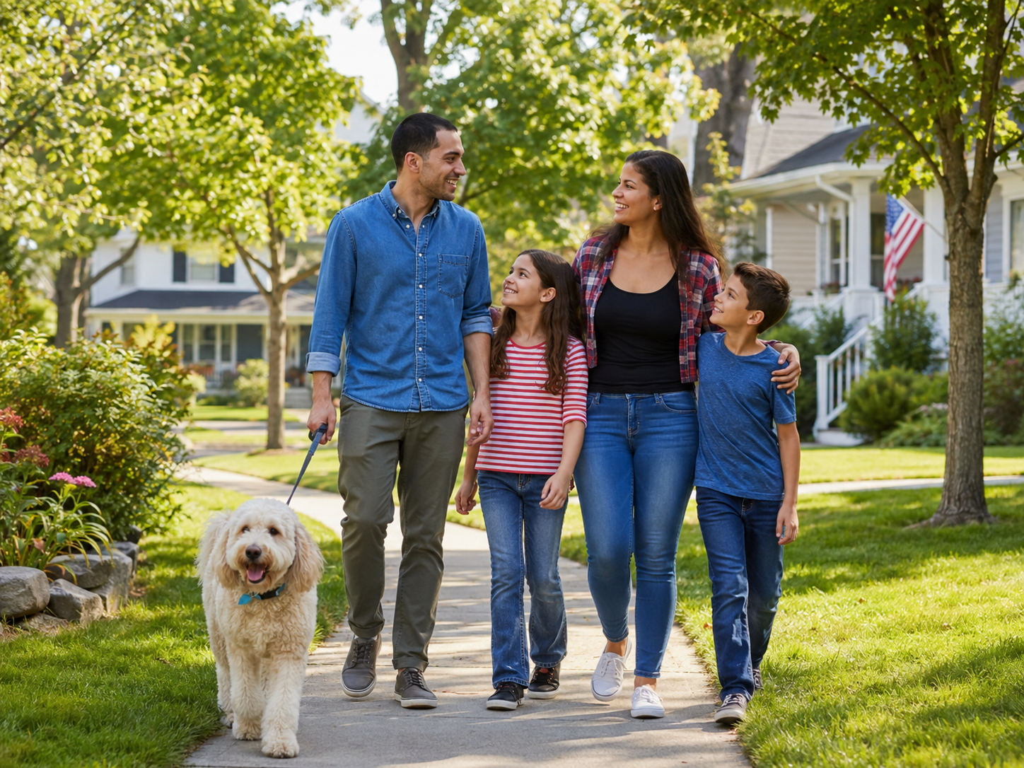 Spencer's Crossing neighborhood streetscape with homes and landscaping in Murrieta California
