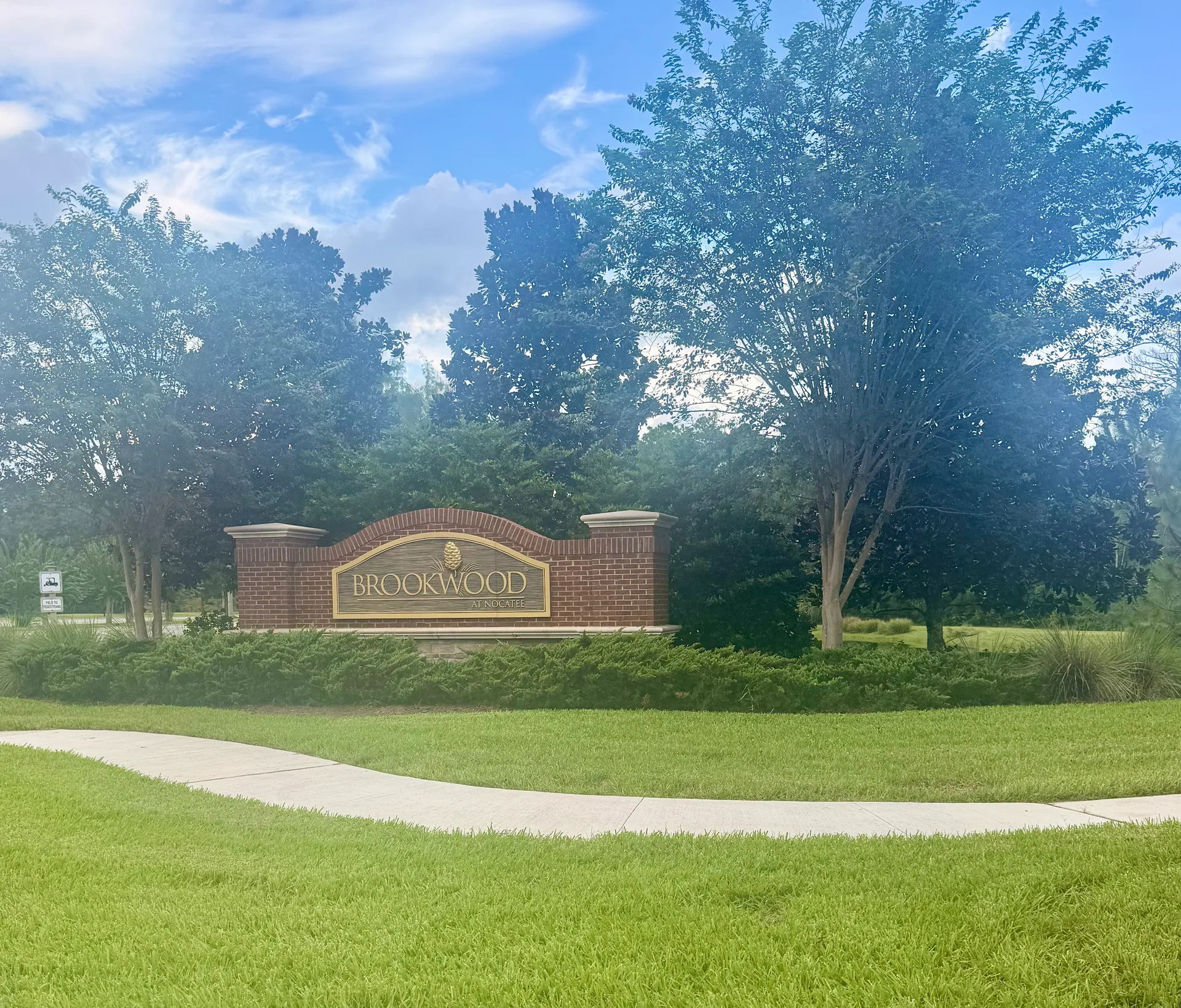 Mollie's real photo around the Brookwood neighborhood in Nocatee, Florida