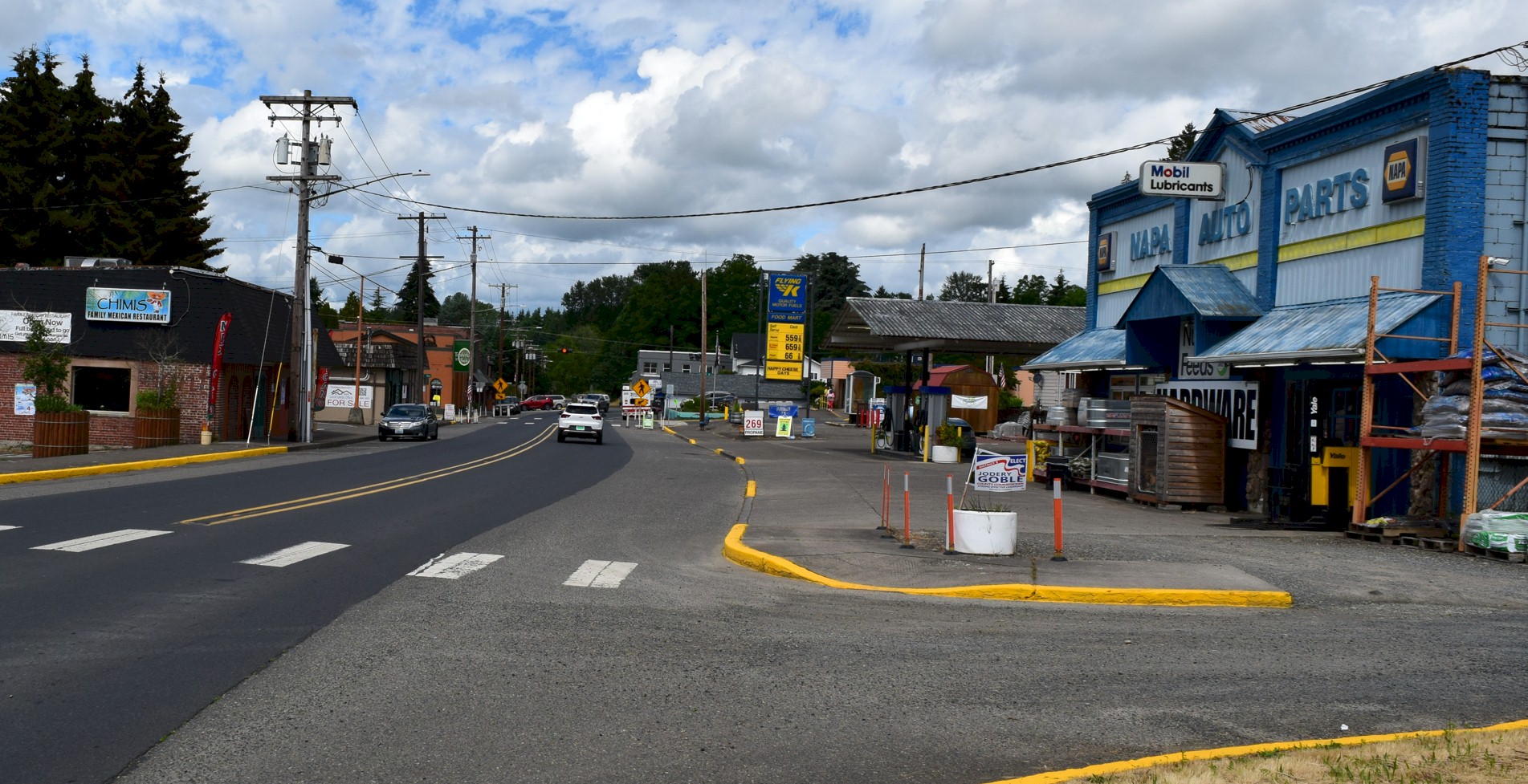 Dave's own photo of Toledo, Washington — a small riverside community surrounded by timber country in Lewis County