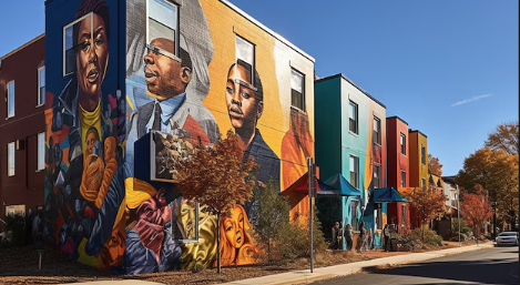 Emerging Anacostia neighborhood in Washington DC