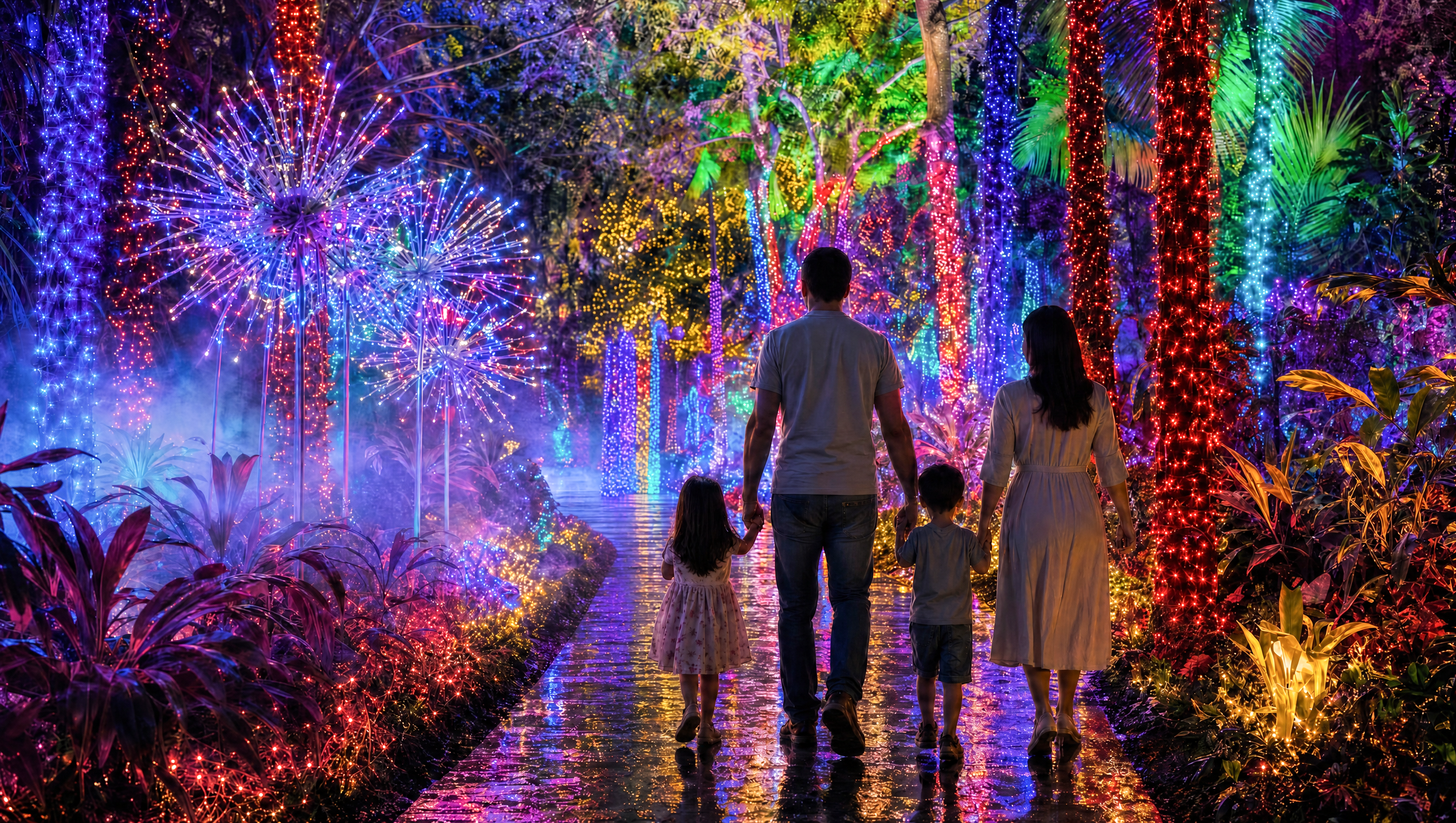 A scene from the JOIE 2026 holiday experience at Callanwolde