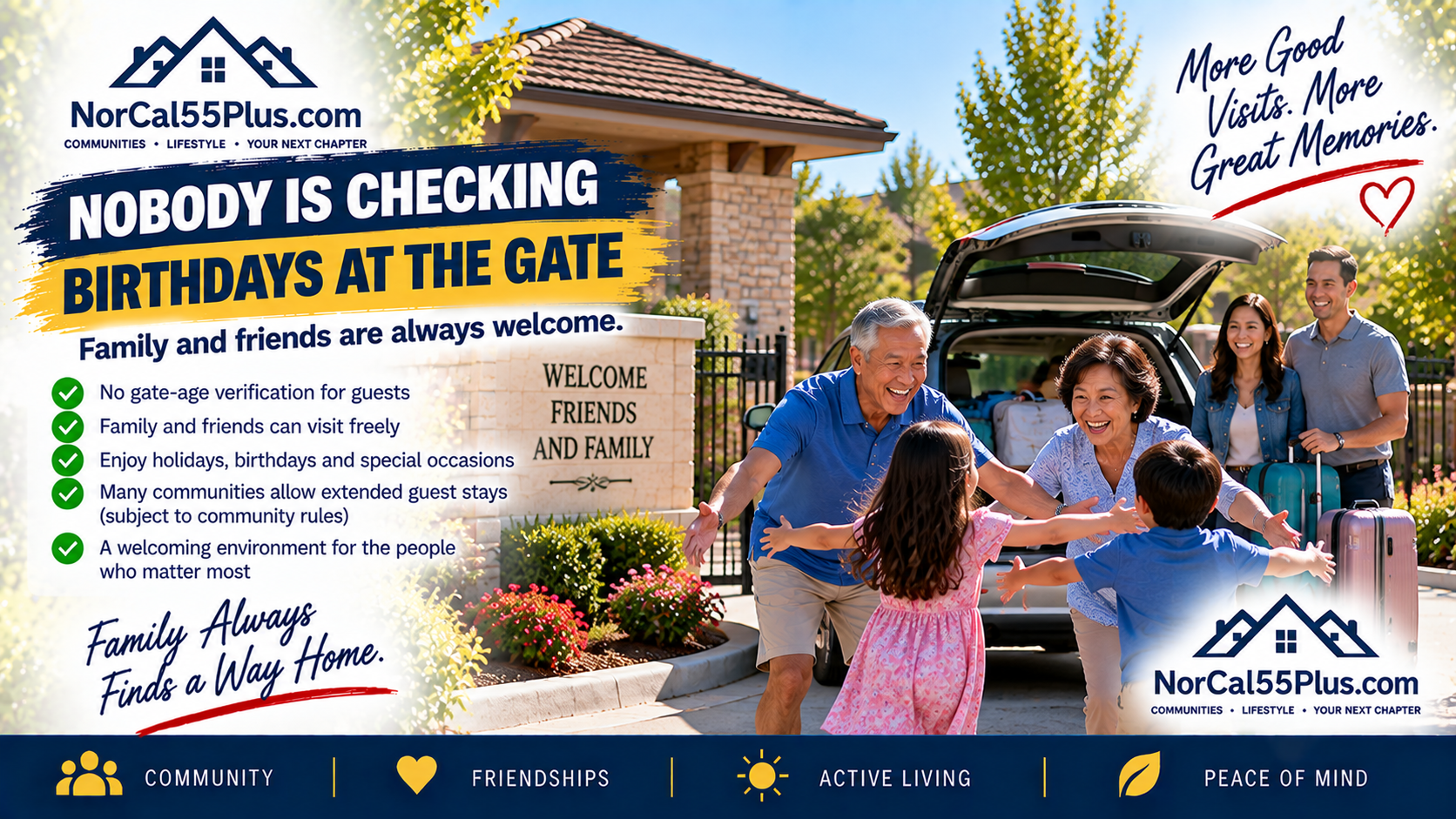 Video slide quote card introducing the resale myth: the claim that 55+ communities mean fewer future buyers