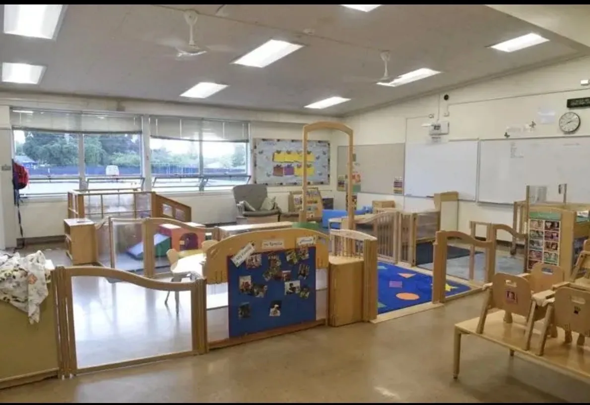 Inside the new Corvallis Early Learning Center, where elementary classrooms now serve infants, toddlers, and preschoolers