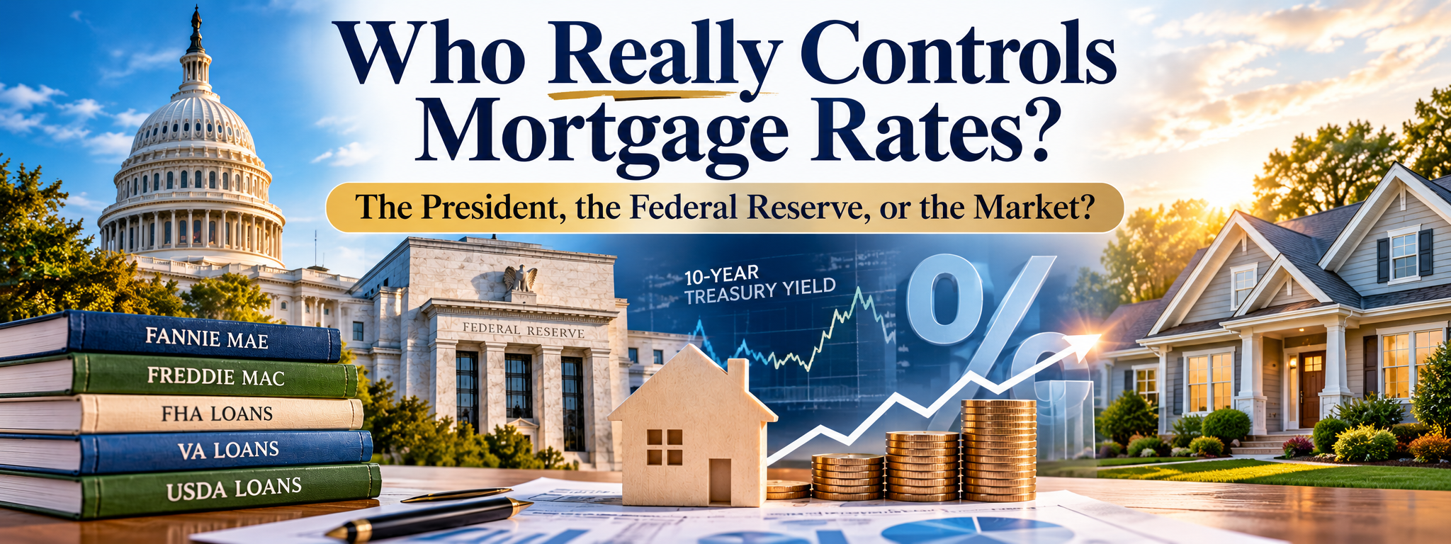 Who Really Controls Mortgage Rates? The President, the Federal Reserve, or the Market?