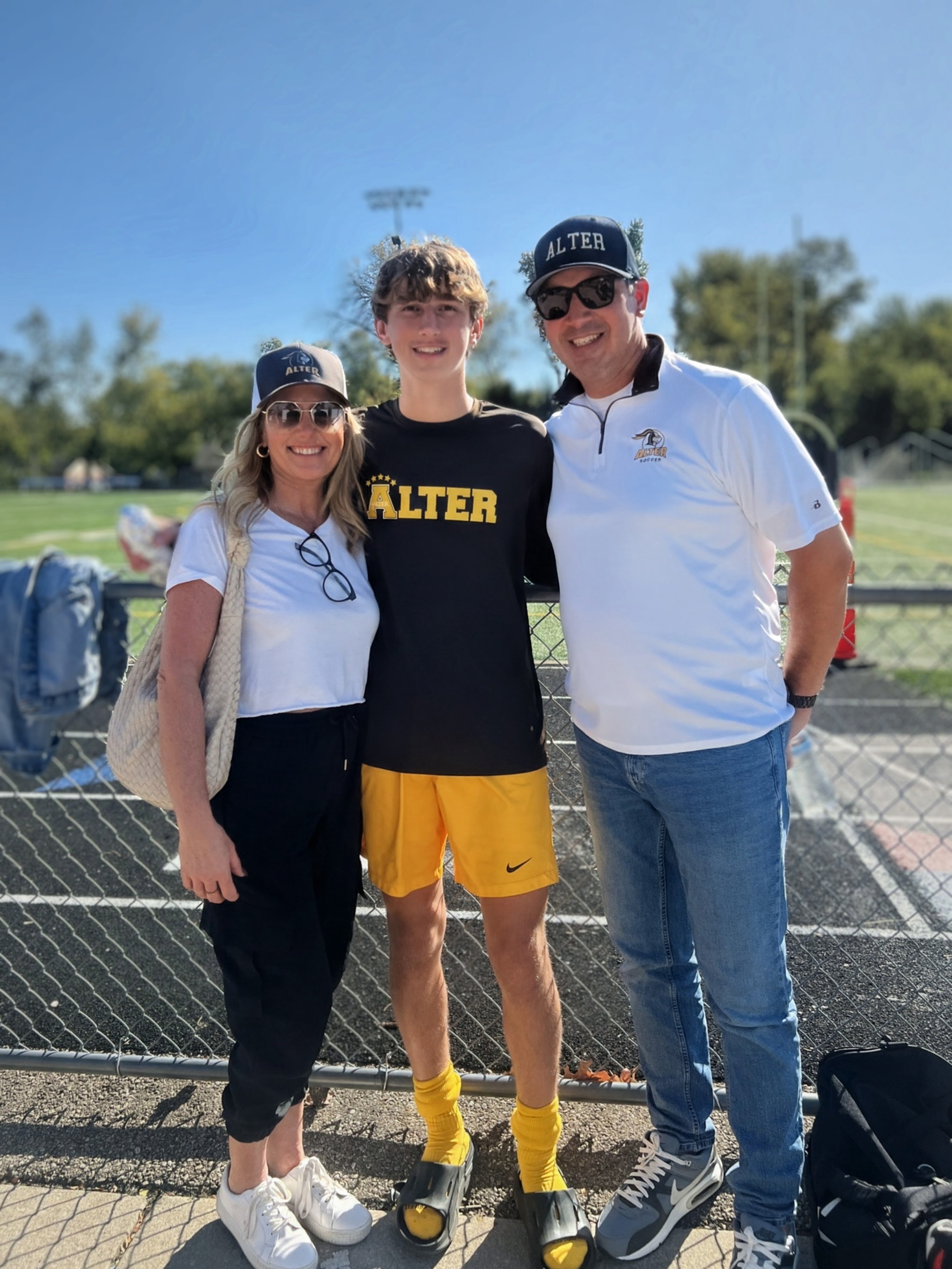 Family photo from AlterFest, Archbishop Alter High School