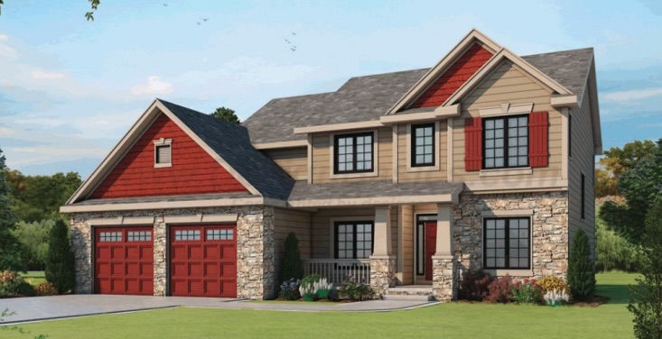 Jackson two-story home exterior