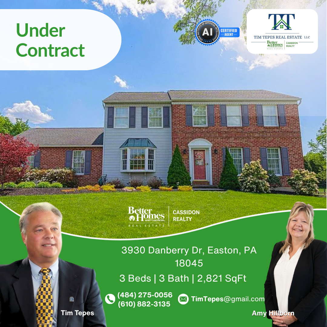 4105 Pine Hurst Drive, Allen Twp — 3 Bed/3 Bath, under contract with Tim Tepes