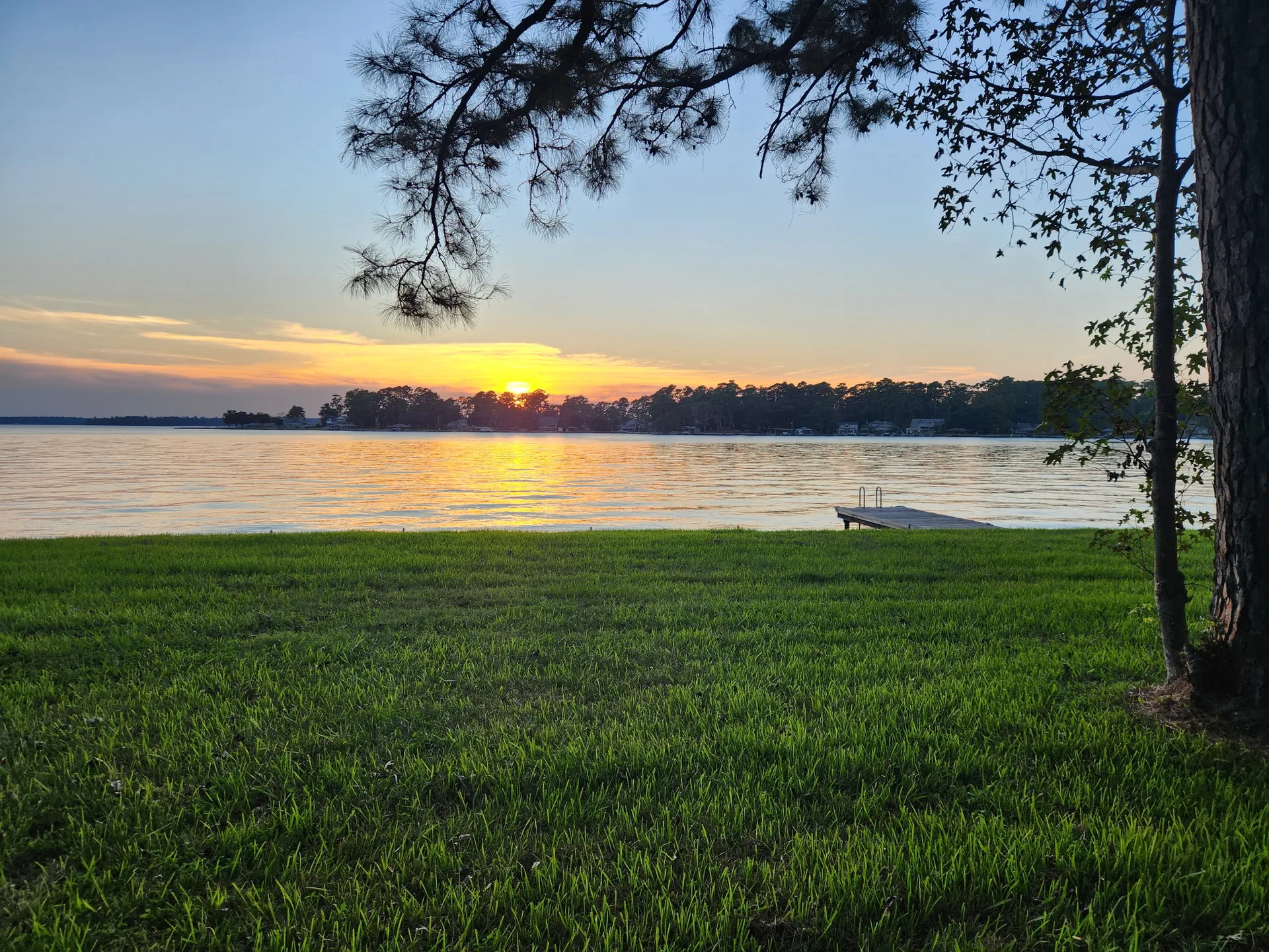 Sunset over Lake Conroe
