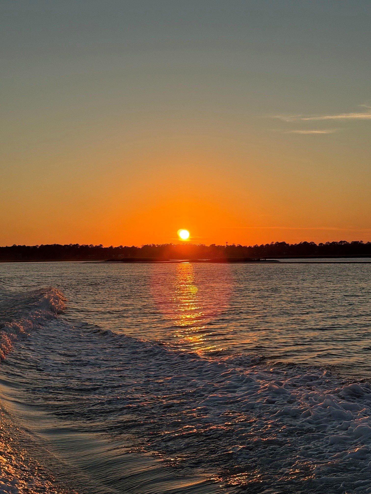 Sunset over the May River, Bluffton SC