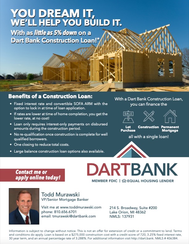 Todd Murawski, Preferred Lender for Oaks of Tyrone