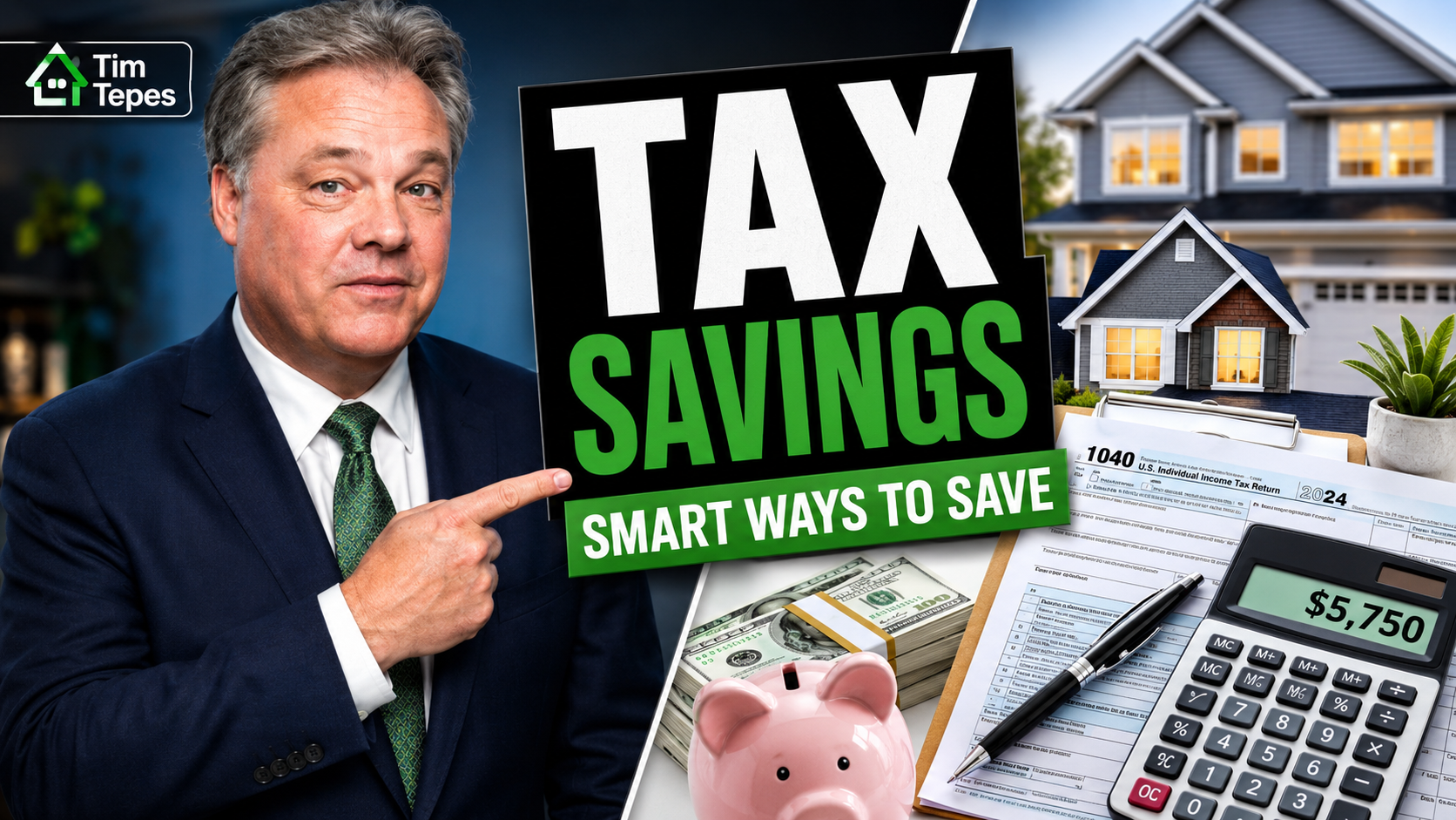 Property tax assessment documents and a calculator on a desk next to a framed photo of a Pennsylvania home, illustrating how to lower your property tax bill