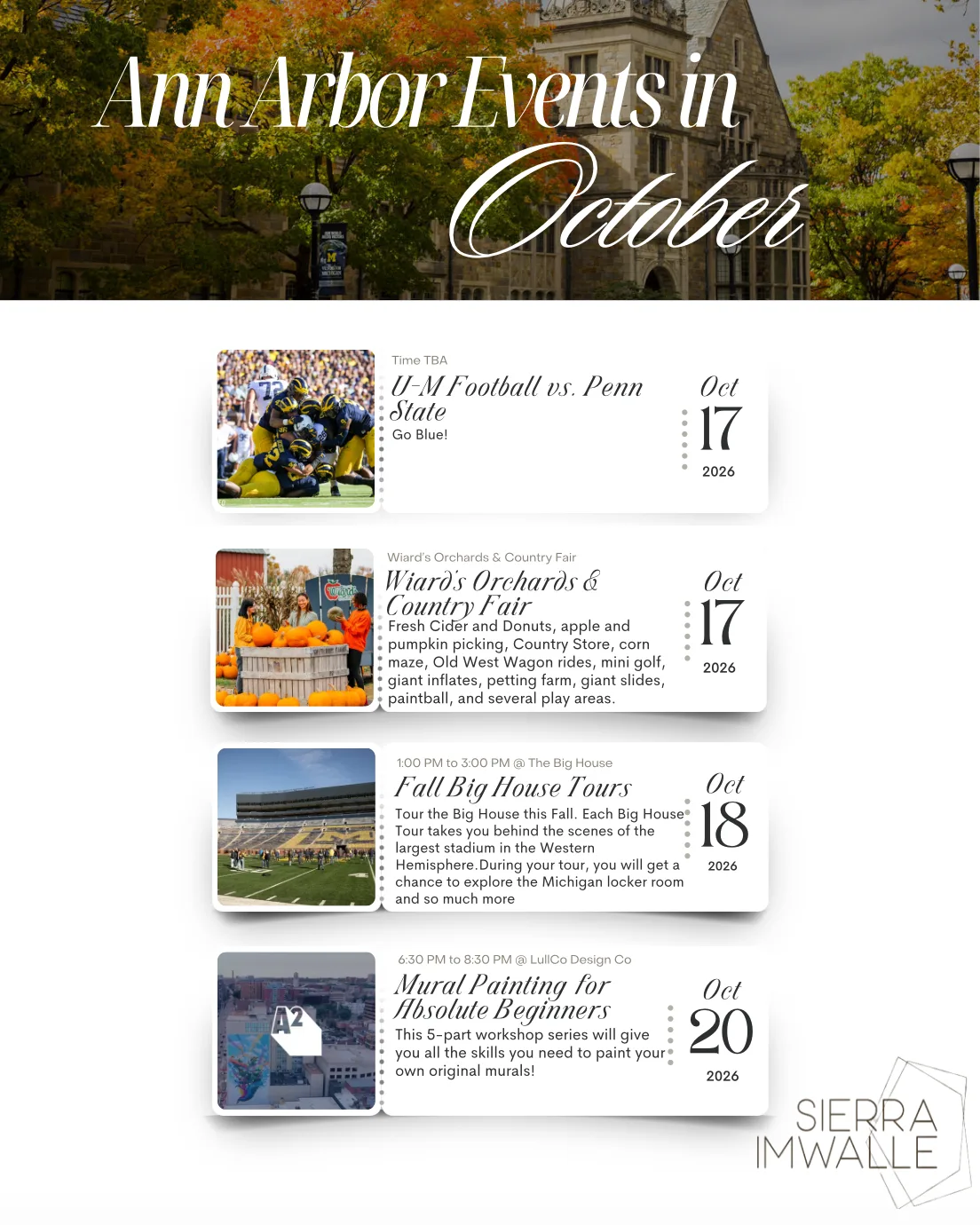 Photo from the October in Ann Arbor event guide slide series