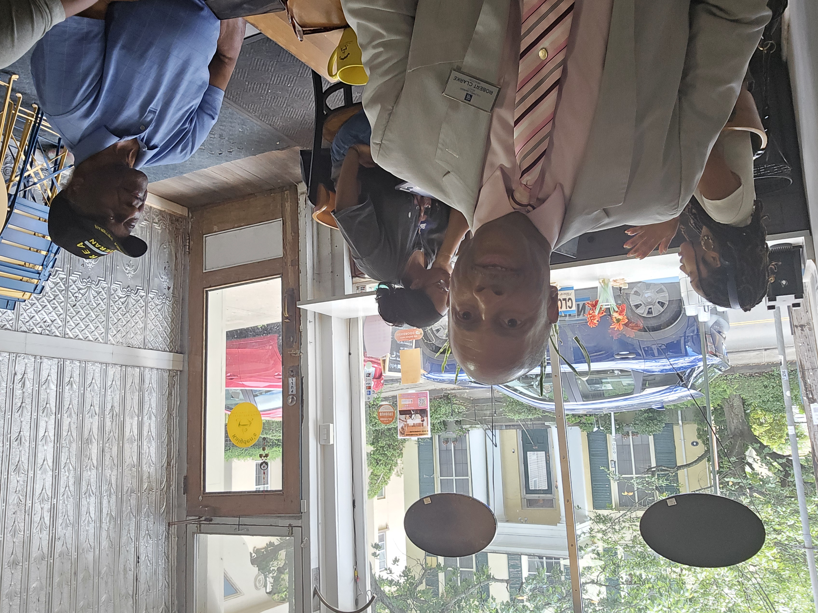 Meeting at Kaiyden's Cafe in New Haven.