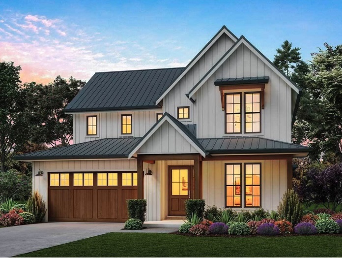 Millstone two-story home exterior
