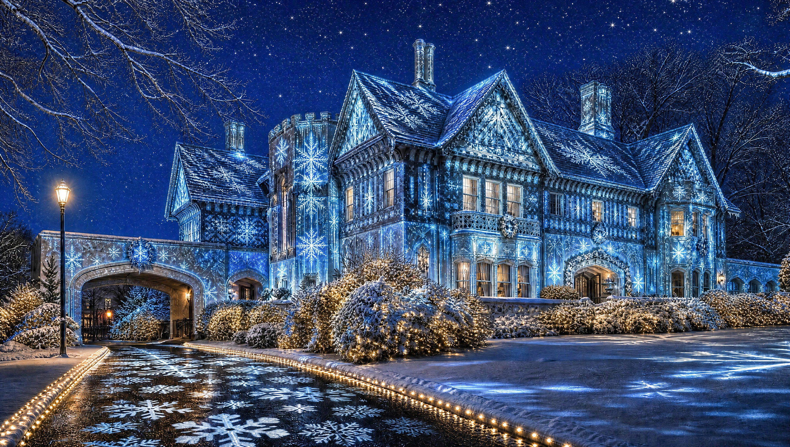 A scene from the JOIE 2026 holiday experience at Callanwolde