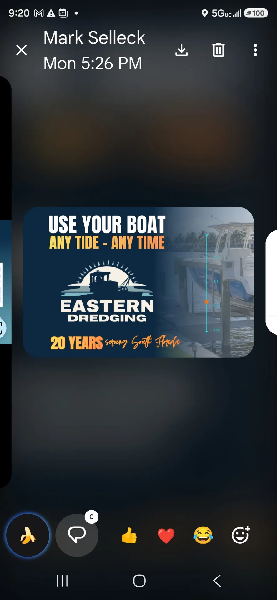 Eastern Dredging Company brand graphic with the dredging boat logo and taglines