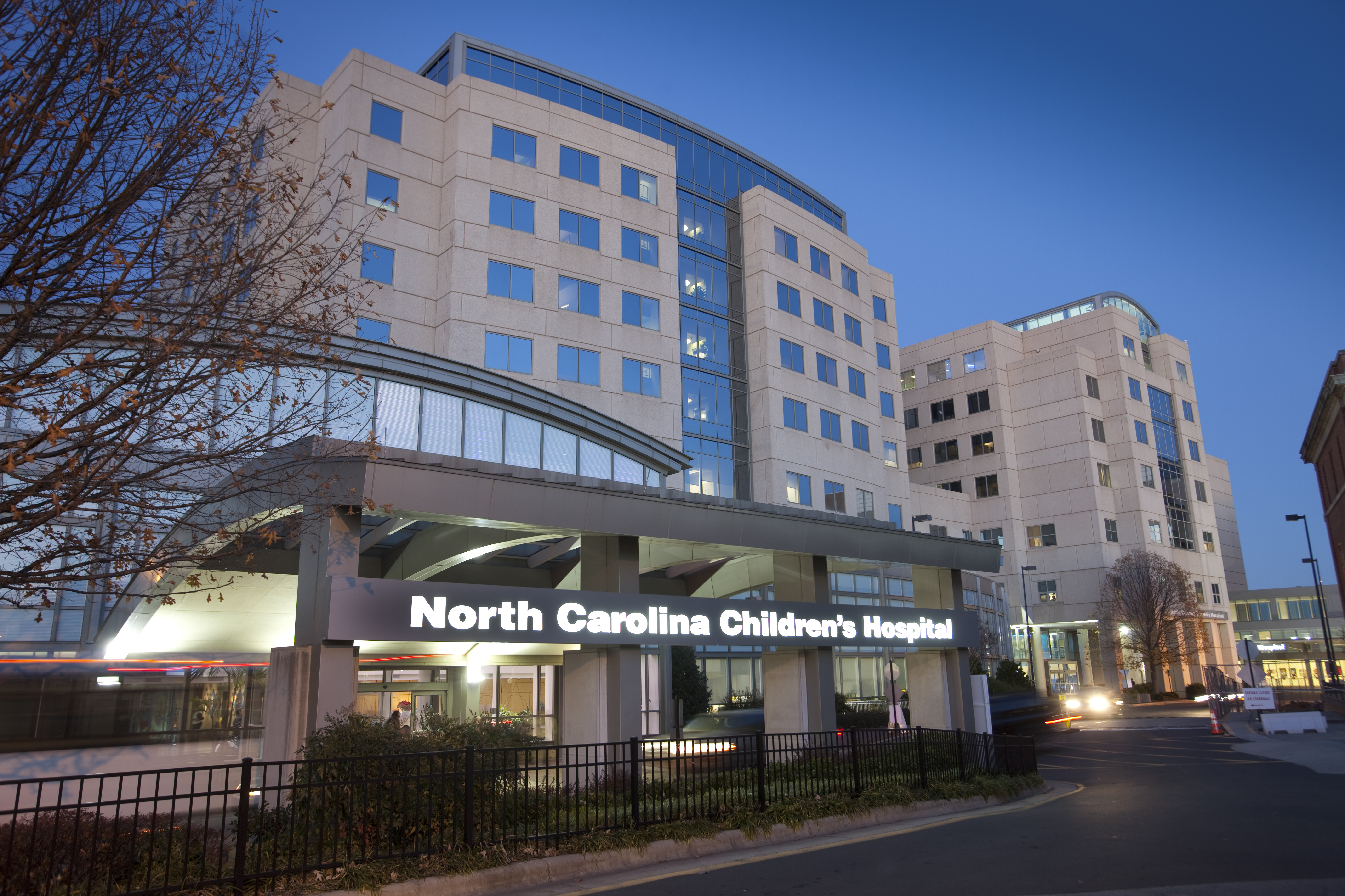 N.C. Children's Hospital and UNC Health campus in Chapel Hill NC