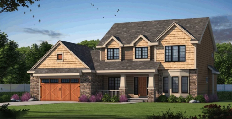 Costello two-story home exterior