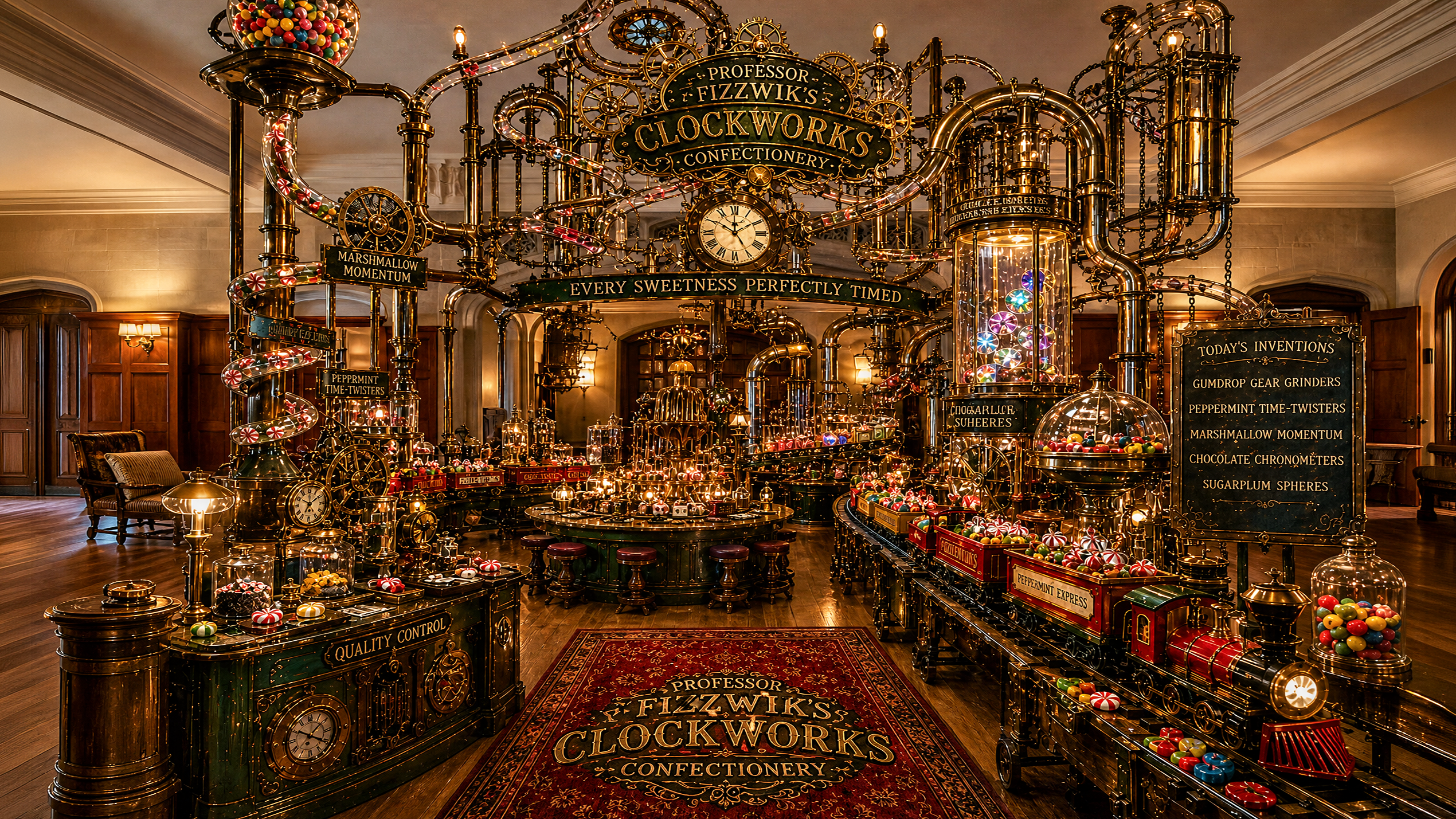 A scene from the JOIE 2026 holiday experience at Callanwolde