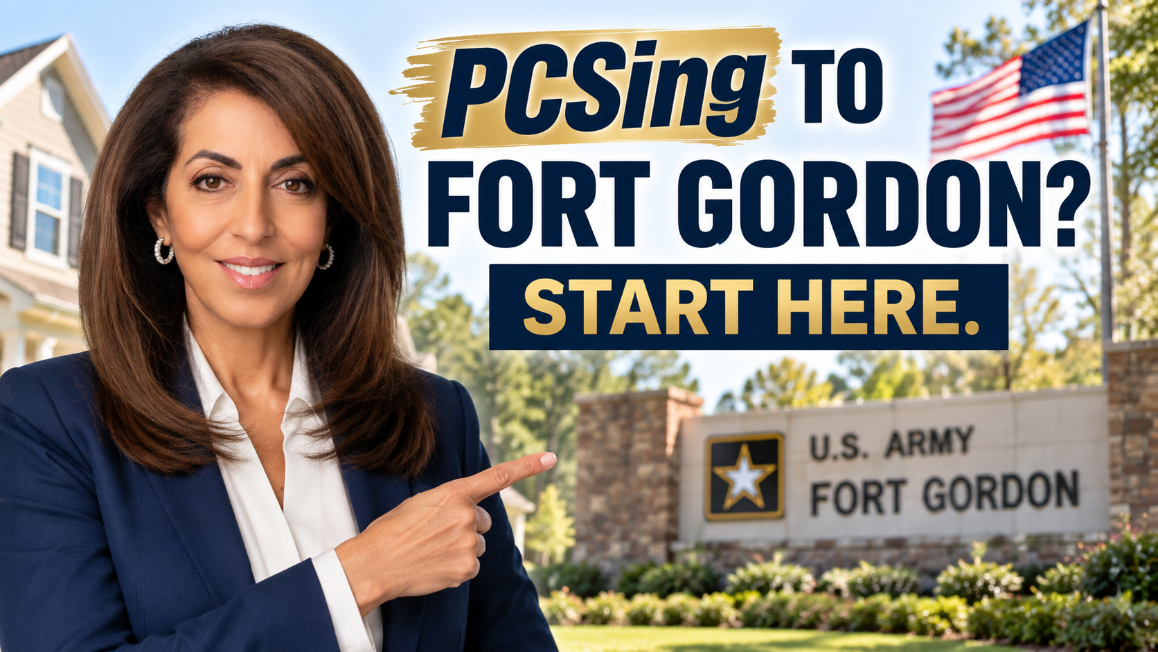 Linda Limehouse video thumbnail, PCSing to Fort Gordon? Start Here.
