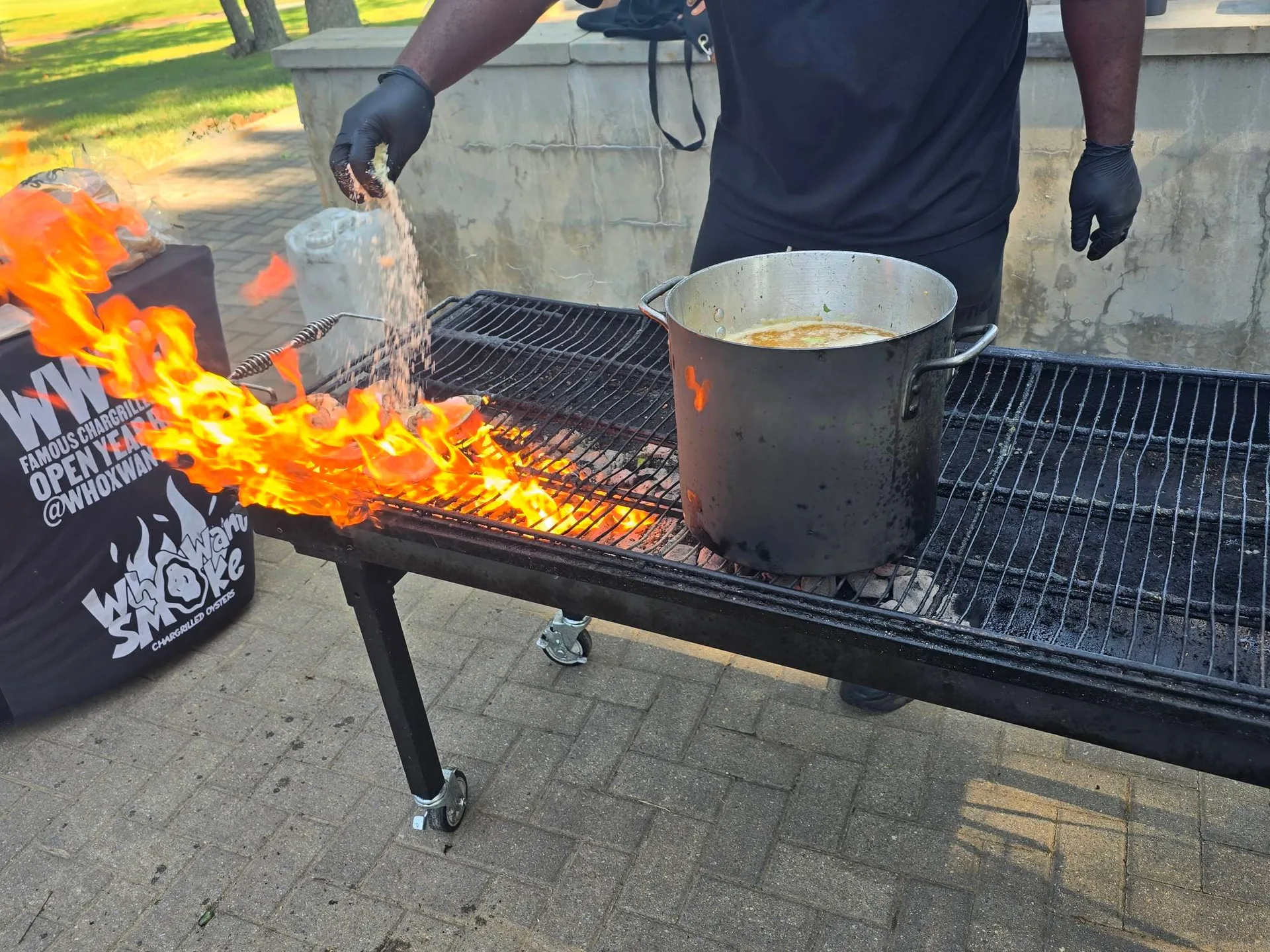Open flame grilling at its finest