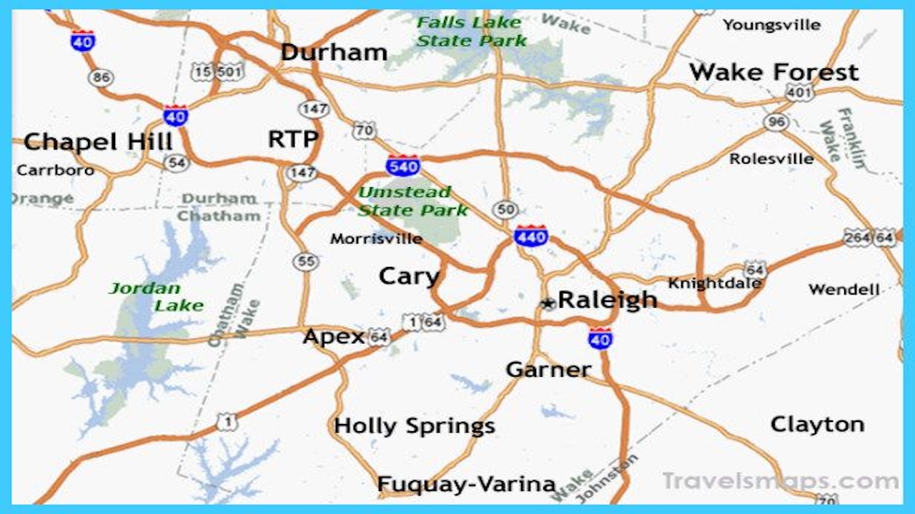 Triangle region map