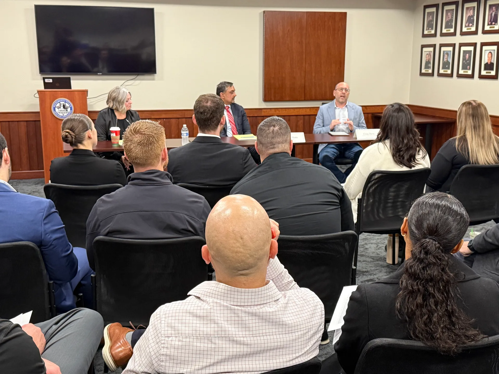Craig Davis on the panel at the Sacramento Police Union Leadership Development workshop