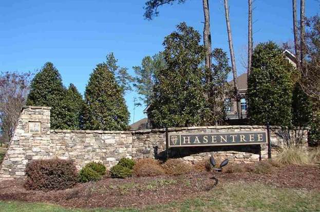 Hasentree community entrance sign in Wake Forest NC