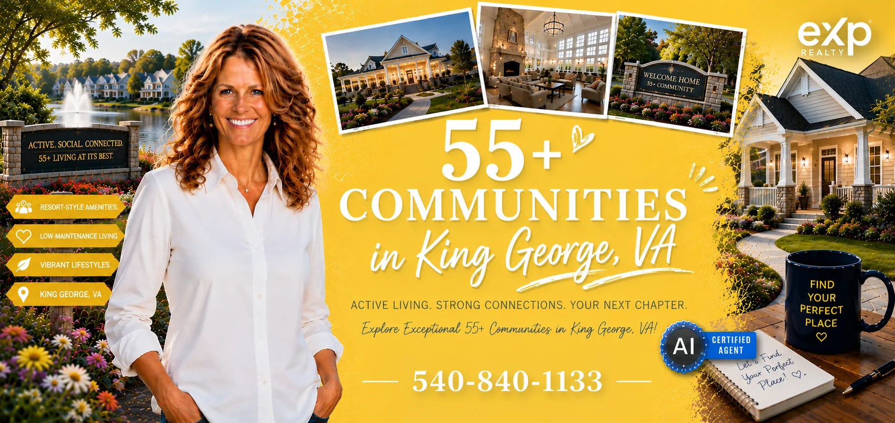 55+ Communities in King George, Virginia