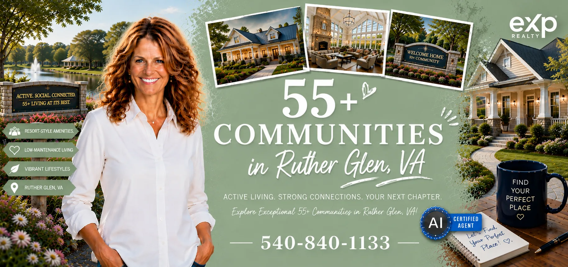 55+ Communities in Ruther Glen, Virginia