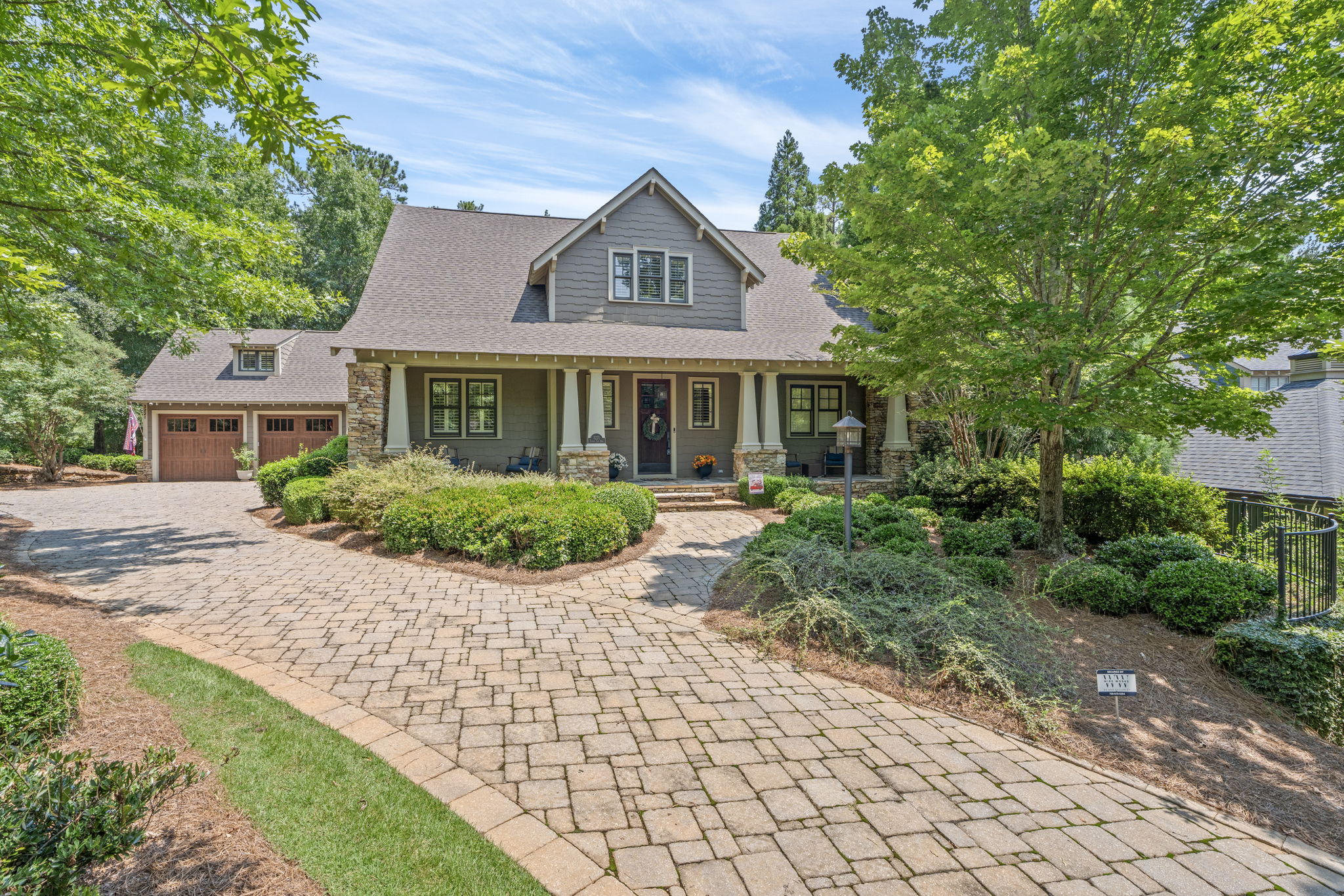 Front exterior angle of the home