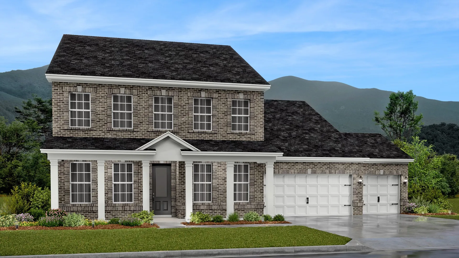 Brick two-story home at 2672 Augusta Trace Dr, Columbia TN