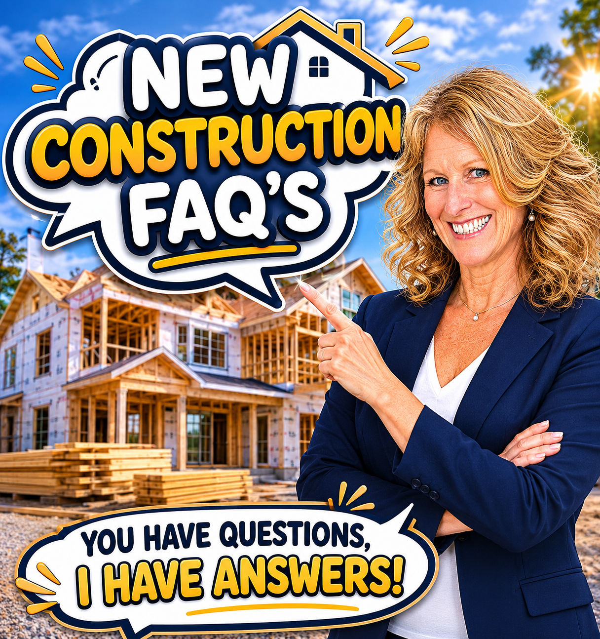New Construction FAQ's: you have questions, Barbara Jennings has answers