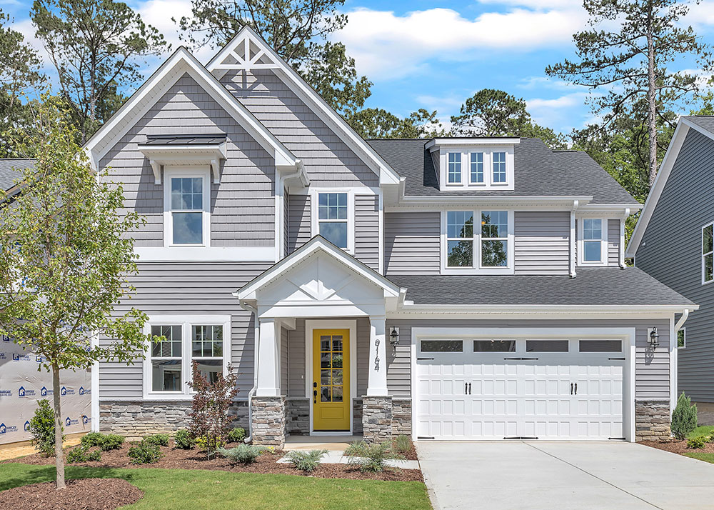 Blue siding home in Angier NC