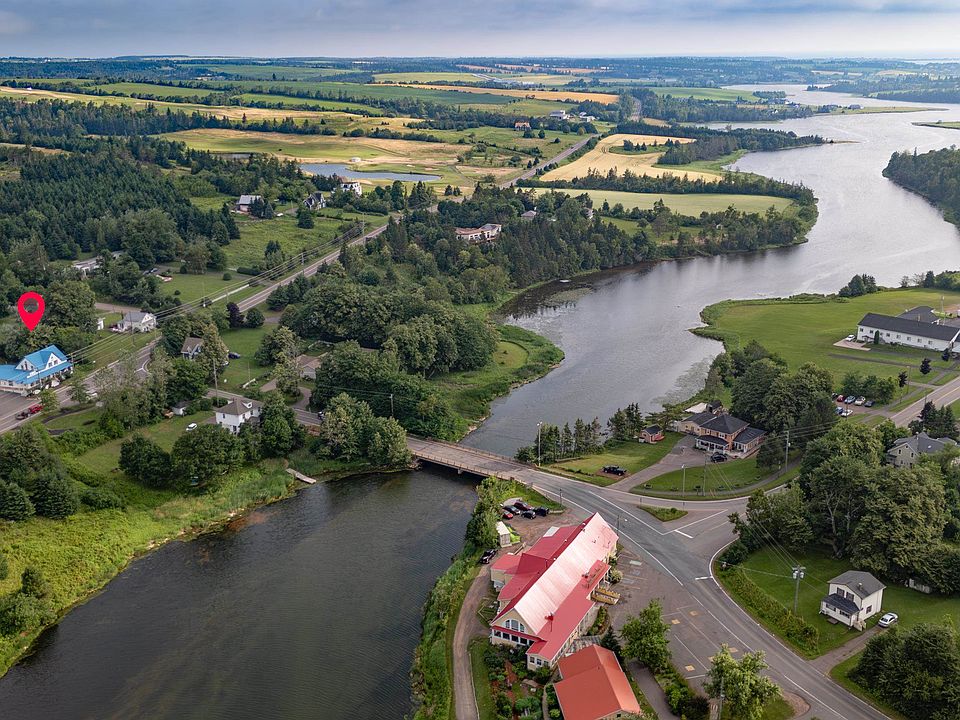 Scenic view of the River Clyde valley in New Glasgow, PEI