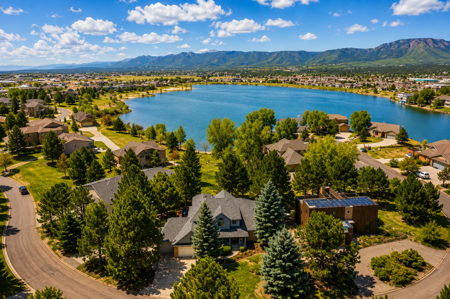Woodmoor neighborhood in Colorado Springs