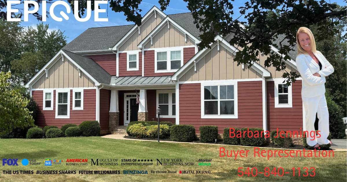 Barbara Jennings at property showing Fredericksburg VA