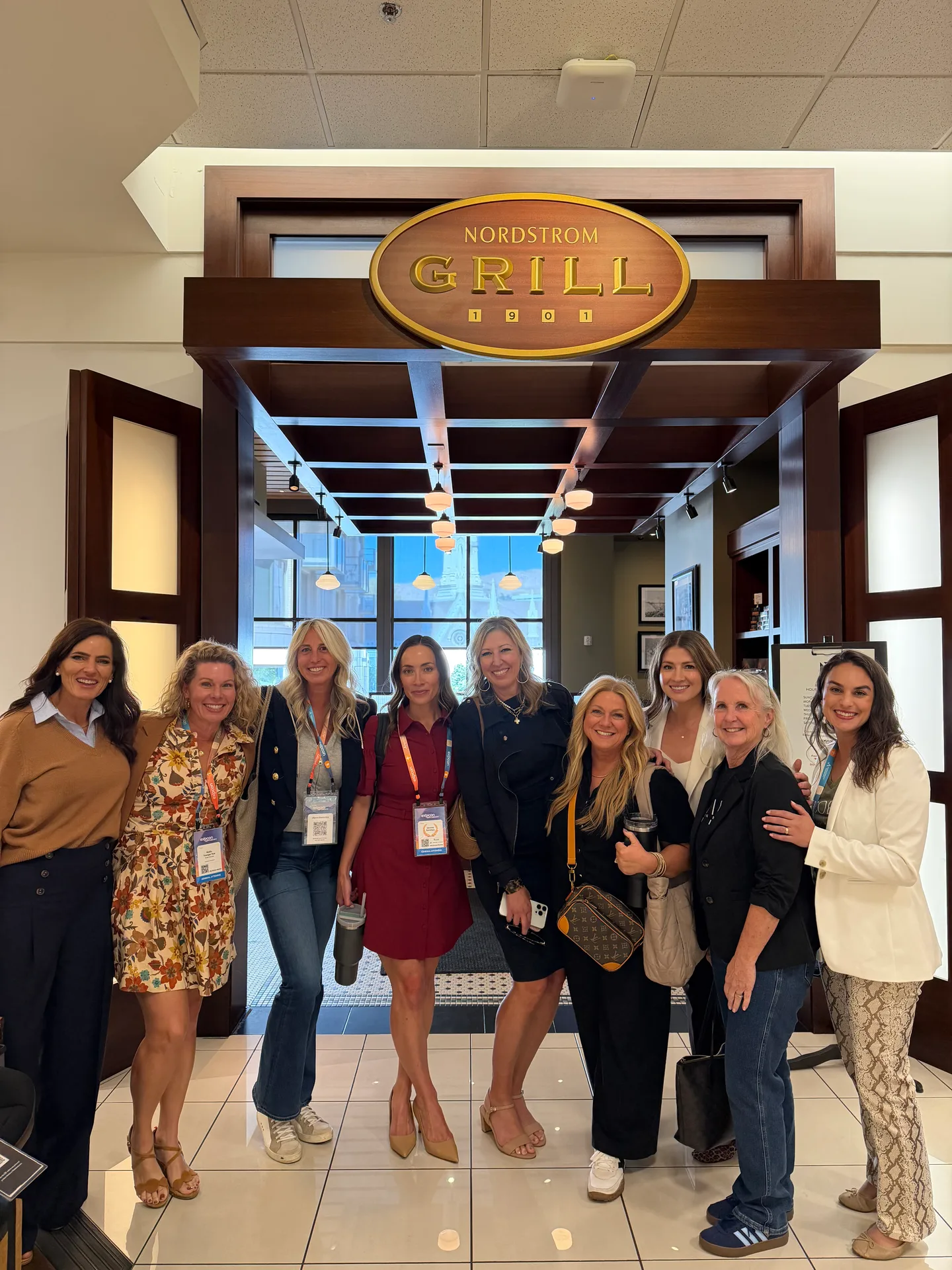 Agents from Mollie's real estate network together