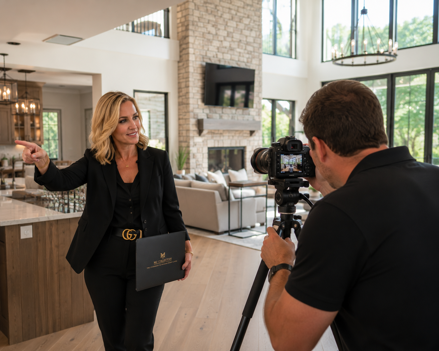 The MC Collective clients touring a Central Florida property