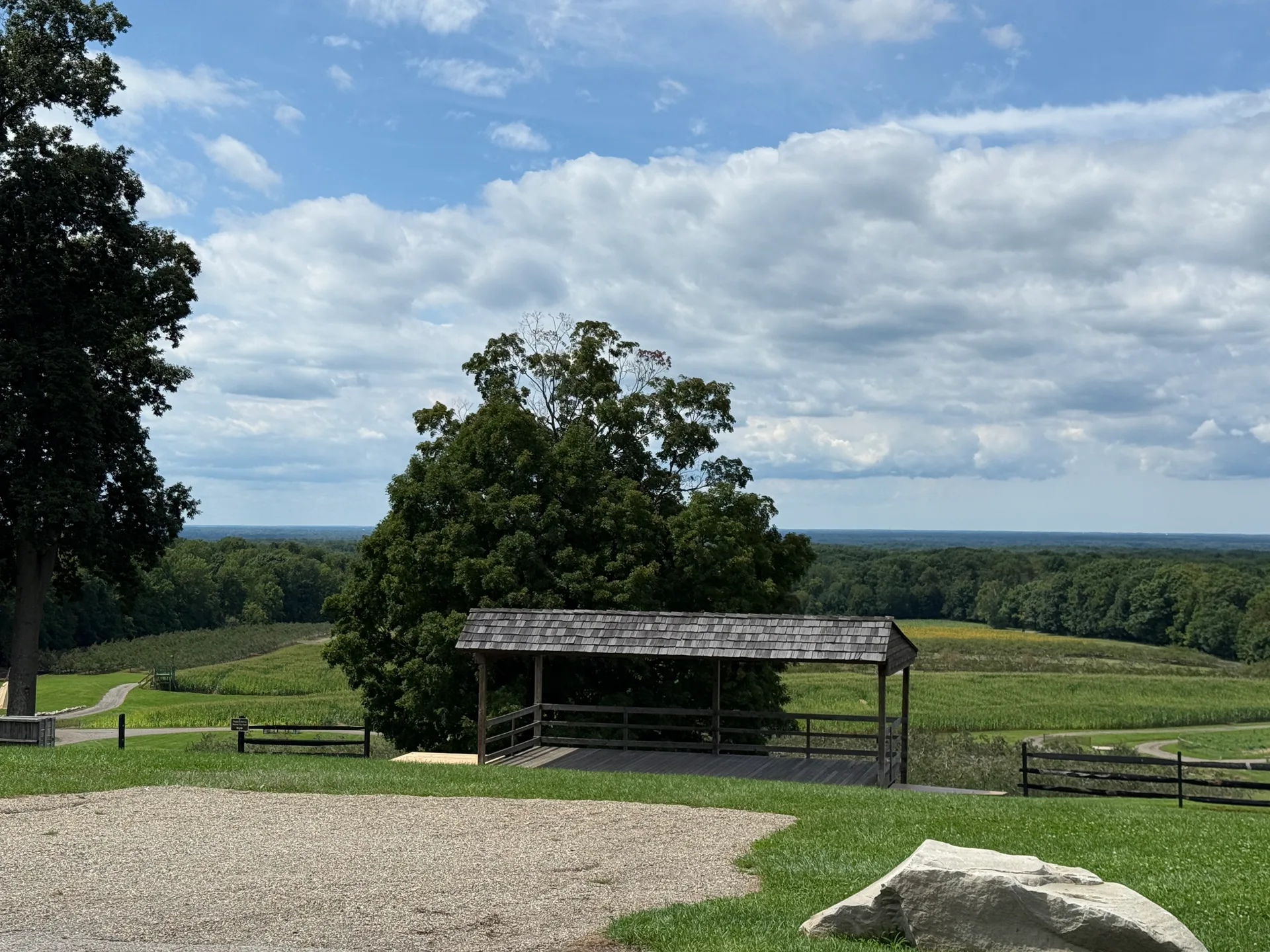 Farm scene at Mapleside Farms in Brunswick, Ohio