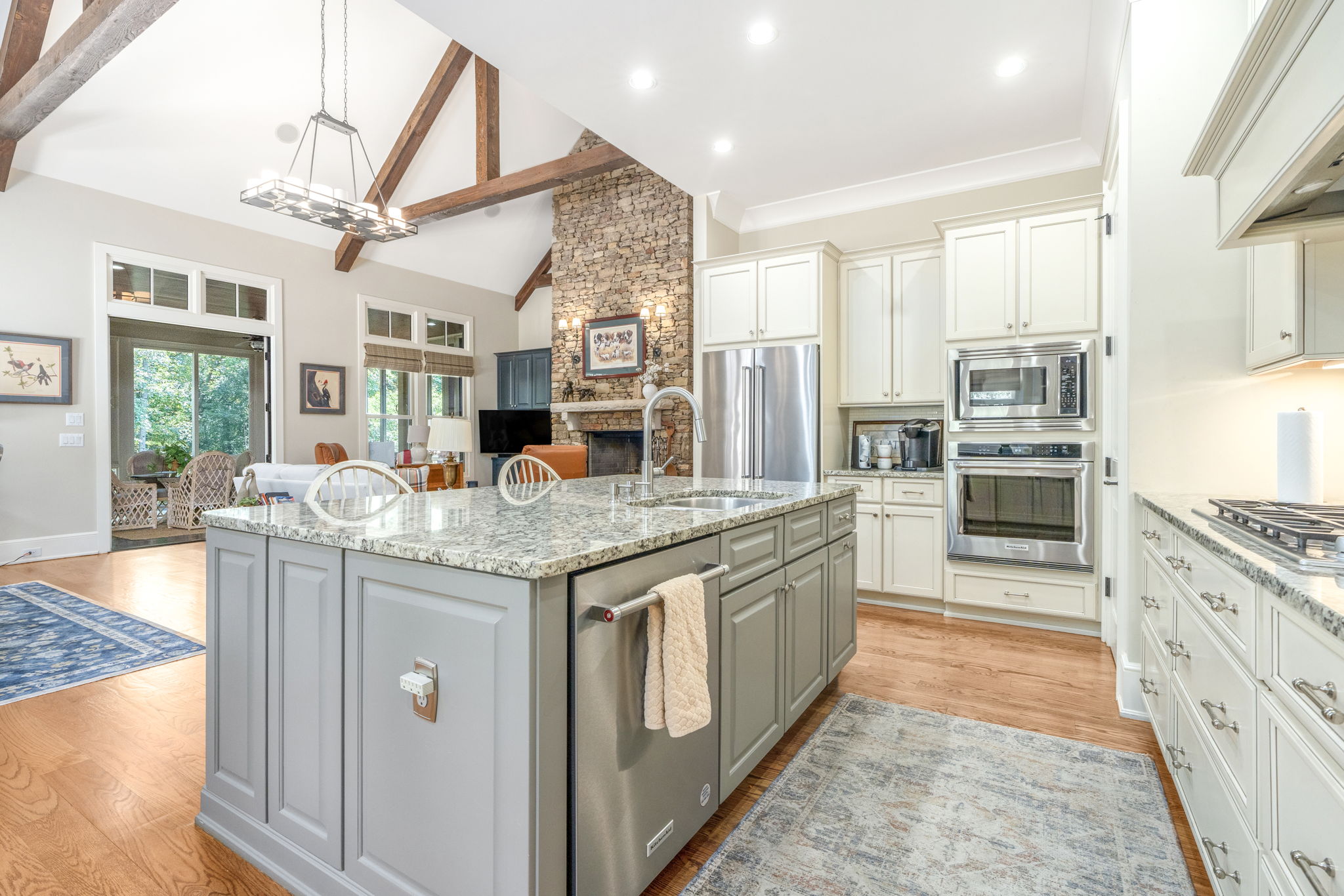 Chef's kitchen with premium appliances